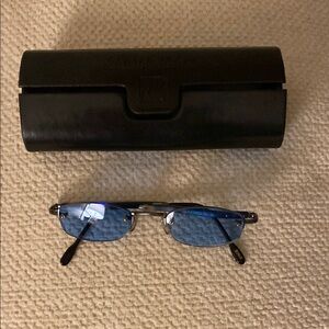 Giorgio Armani Blue Lens Sunglasses